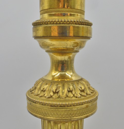 Antiquités - Paire de flambeaux Louis XVI