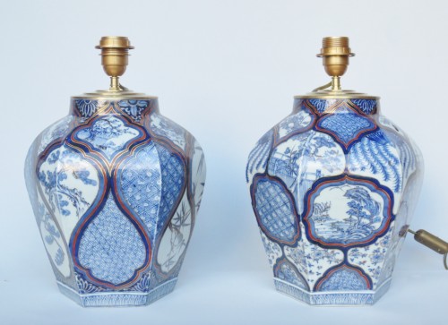 Paire de lampes, Japon XIXe siècle - Luminaires Style 