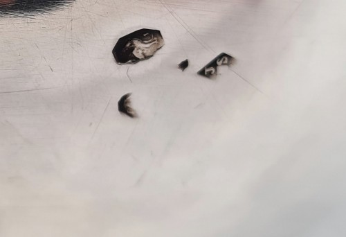 Antiquités - Grande verseuse tripode, Paris 1er Coq 1798-1809