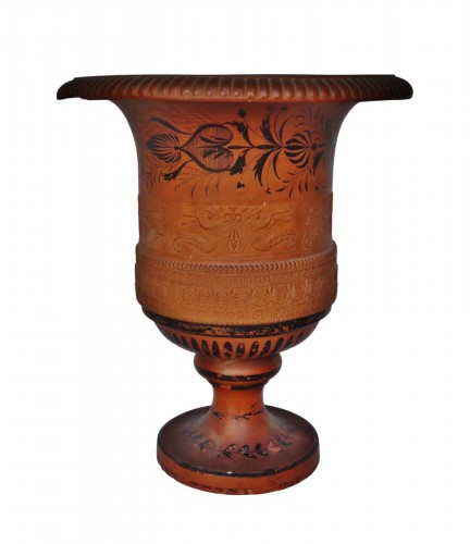 Vase Médicis en terre cuite
