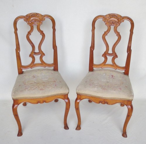 Sièges Chaise - Suite de six chaises, Venise milieu XVIIIe siècle