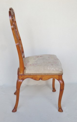 Antiquités - Suite de six chaises, Venise milieu XVIIIe siècle