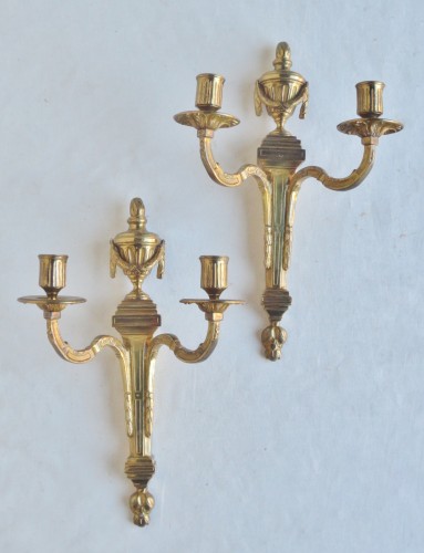 Luminaires Appliques - Paire d'appliques Louis XVI