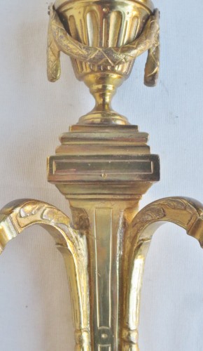 XVIIIe siècle - Paire d'appliques Louis XVI