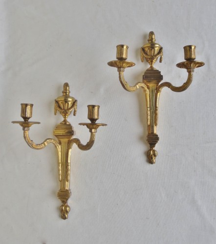 Louis XVI - Paire d'appliques Louis XVI