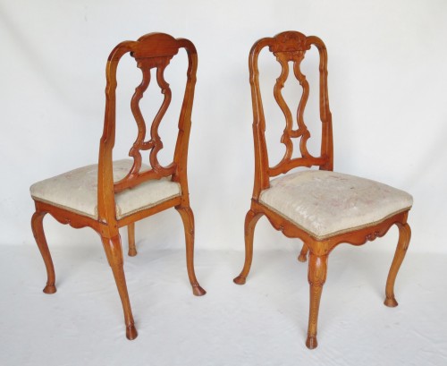 Sièges Chaise - Suite de six chaises, Venise milieu XVIIIe siècle