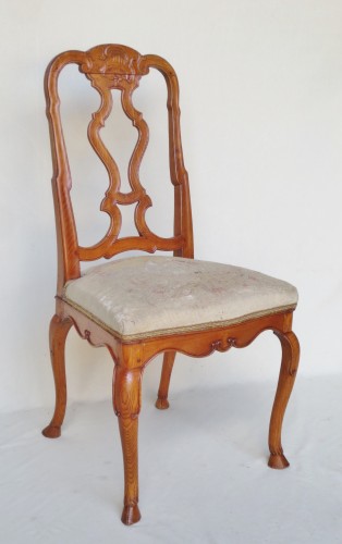 Suite de six chaises, Venise milieu XVIIIe siècle - Anne Besnard