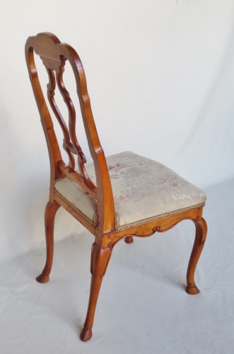 Antiquités - Suite de six chaises, Venise milieu XVIIIe siècle