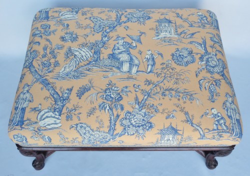 Banquette en palissandre massif  - 