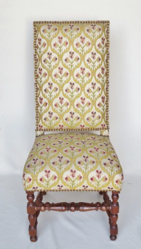 Ensemble de sept chaises d'époque Louis XIII - Anne Besnard
