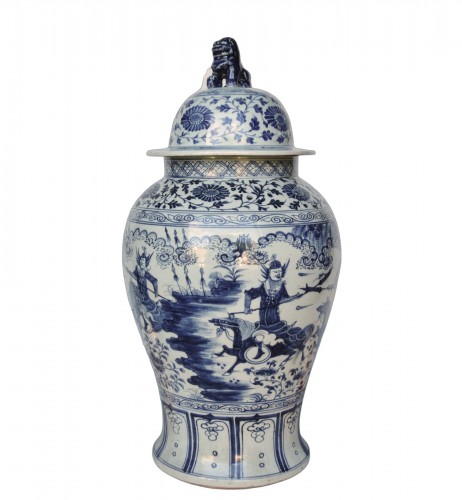 Potiche en porcelaine de chine, XIXe siècle