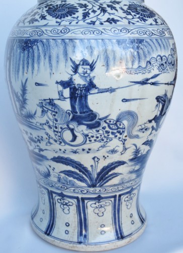 Potiche en porcelaine de chine, XIXe siècle - Anne Besnard