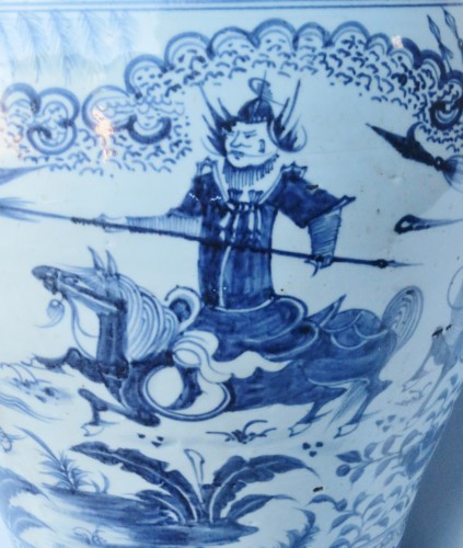 XIXe siècle - Potiche en porcelaine de chine, XIXe siècle