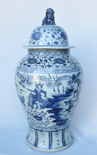 Potiche en porcelaine de chine, XIXe siècle - 