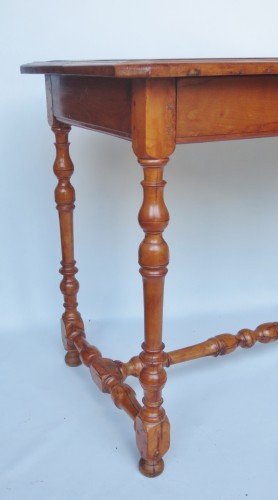 Louis XIV - Table à écrire en bois fruitier et en buis