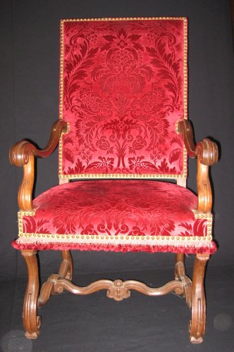 Seating  - French Pair of Louis XIV armchairs