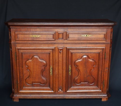 Furniture  - Oak wood buffet, northern France eighteenth century