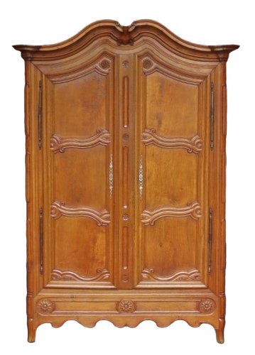 Armoire en chêne, fin XVIIIe siècle