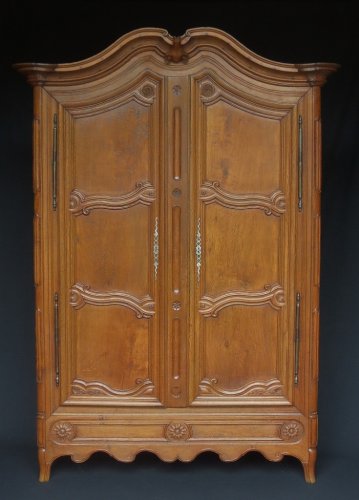 Armoire en chêne, fin XVIIIe siècle - 