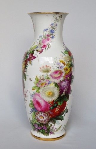Céramiques, Porcelaines  - Vase en porcelaine d’époque Restauration