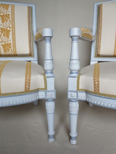 Paire de fauteuils d'époque Directoire - Sièges Style Directoire