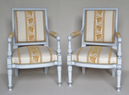 Sièges Fauteuil & Bergère - Paire de fauteuils d'époque Directoire