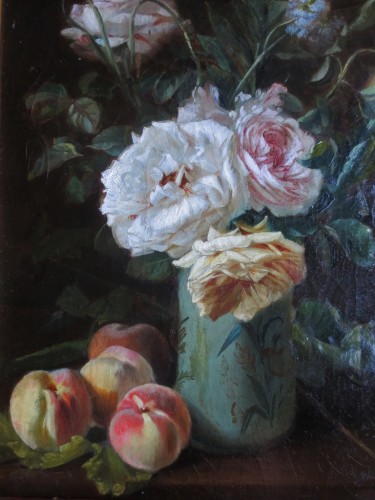 Bouquet de fleurs - C. Gontier, XIXe siècle - 