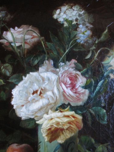  - Bouquet de fleurs - C. Gontier, XIXe siècle