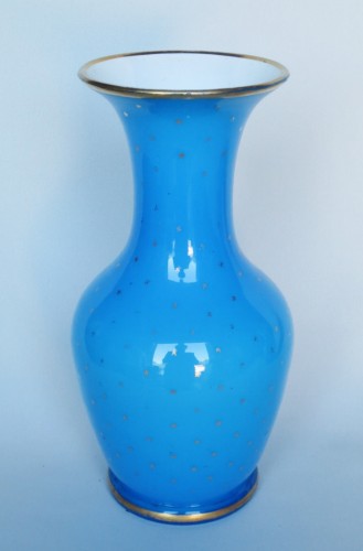 Vases en opaline d' époque Restauration - Restauration - Charles X