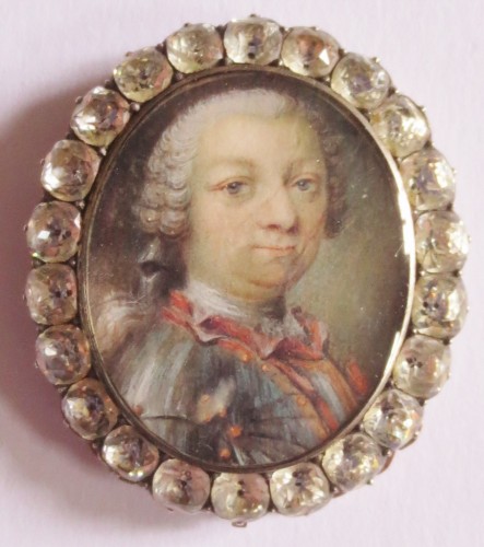 Louis XV - Miniature sur vélin époque Louis XV