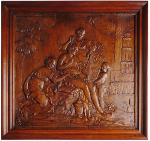 Vénus à la toilette, Panneau du XVIIIe siècle