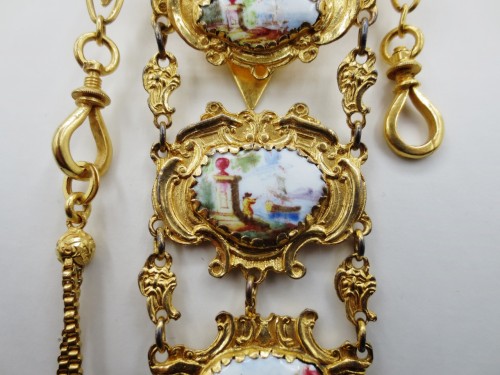 Châtelaine en pomponne du milieu du XVIIIe siècle - Anne Besnard
