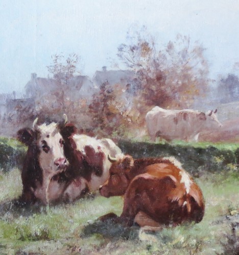 Antiquités - Vaches au pâturage - Aymar Pezant (1846-1916)