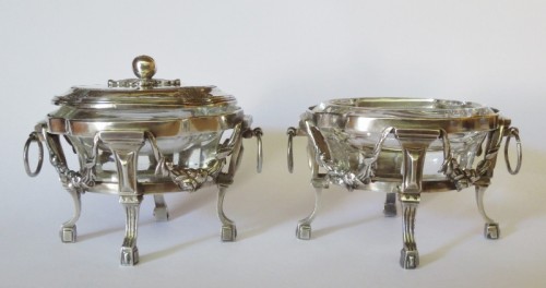 Saleron et poivrière couverte, époque Louis XVI - Louis XVI