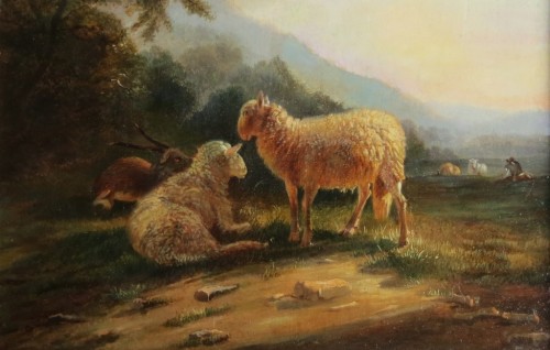 Paysage aux moutons - Balthasar Paul Ommeganck (1755-1826)