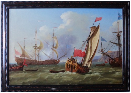 Marine painting - Jan Karel Donatus Van Beecq (1638 – 1722)