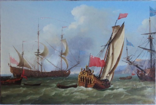 Marine painting - Jan Karel Donatus Van Beecq (1638 – 1722) - Paintings & Drawings Style Louis XIV