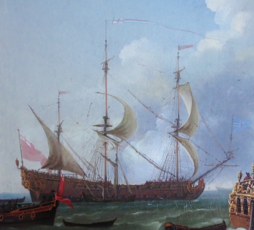 Marine painting - Jan Karel Donatus Van Beecq (1638 – 1722) - Louis XIV