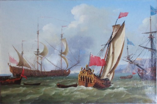 Antiquités - Marine painting - Jan Karel Donatus Van Beecq (1638 – 1722)