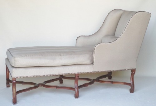 XVIIIe siècle - Chaise longue Louis XIV
