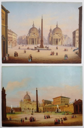 Views of Rome, 19th century - 