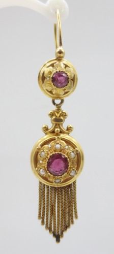 Antique Jewellery  - Earrings, mid 19th century