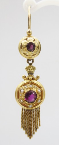 Earrings, mid 19th century - 