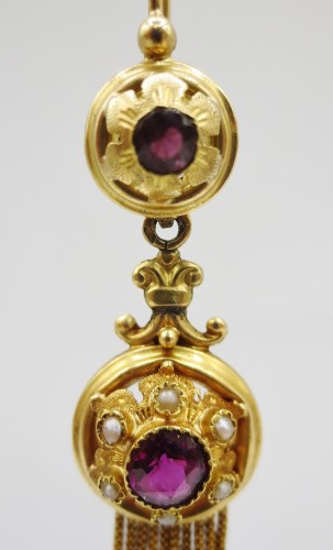 Earrings, mid 19th century - Louis-Philippe
