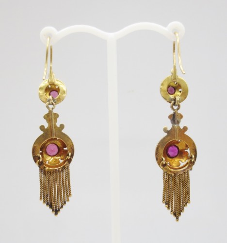 Antiquités - Earrings, mid 19th century