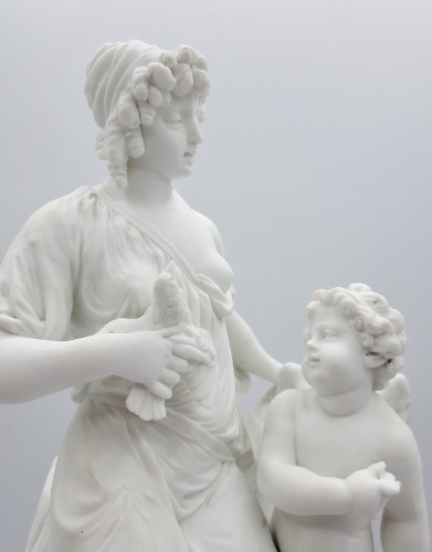 XVIIIe siècle - Venus et l' Amour, fin XVIIIe siècle