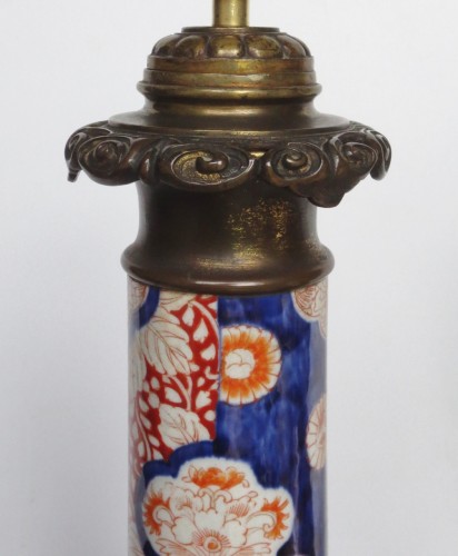 XIXe siècle - Paire de lampes Imari, XIXe siècle