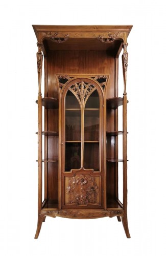 Louis Majorelle - Vitrine Art Nouveau "Clématites"
