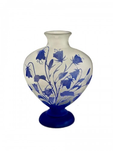 Emile Gallé  - Vase art Nouveau "Aux Perce-Neiges"