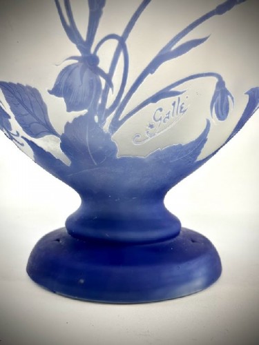 Emile Gallé - Art Nouveau vase &quot;Aux Perce-Neiges - Art nouveau